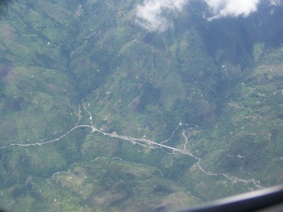 Carretera de la Linea, entre Cajamarca y Calarca