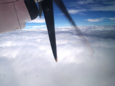 Primeras fotos hechas en este avión