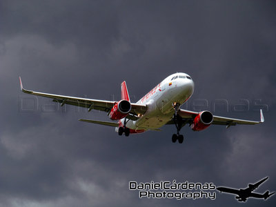 Llegada con bastante viento.