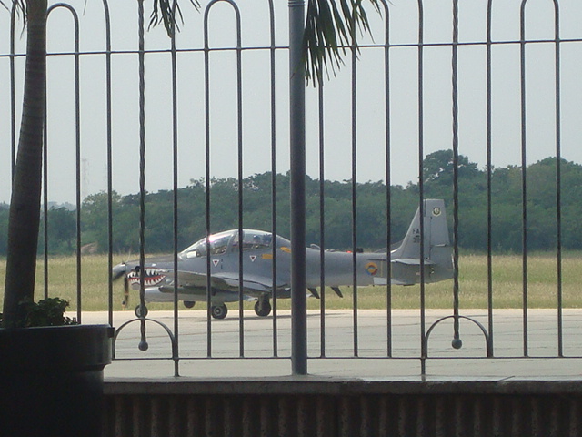 Super tucano, raro verlos por hay teniendo la base en Malambo , fue más bien como un para entrenar a nuevos pilotos.