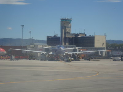 vista a internacional y al B767 de LAN