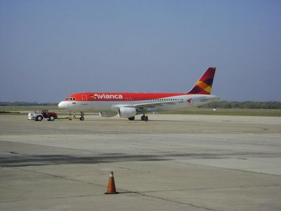 llegando de Bogota un poco retrasado