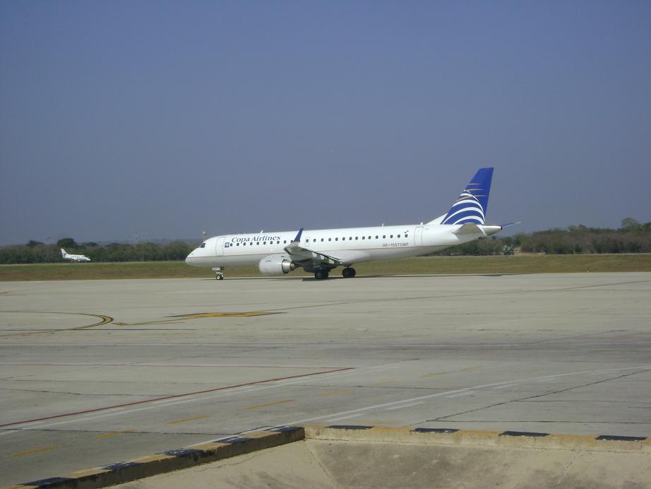 Copa en su vuelo de la mañana hacia PTY