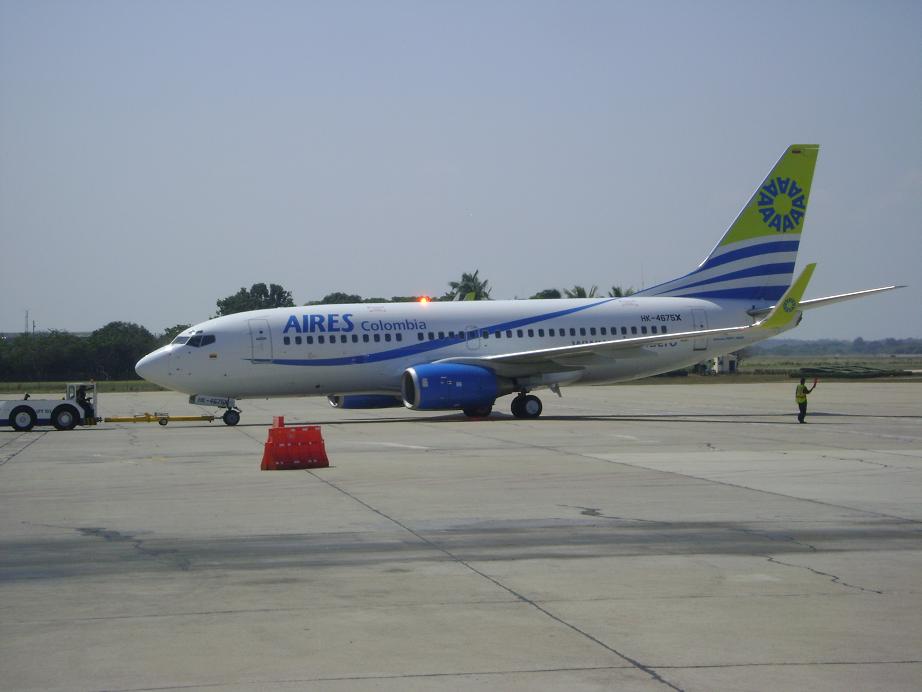 Aires rumbo a Bogota