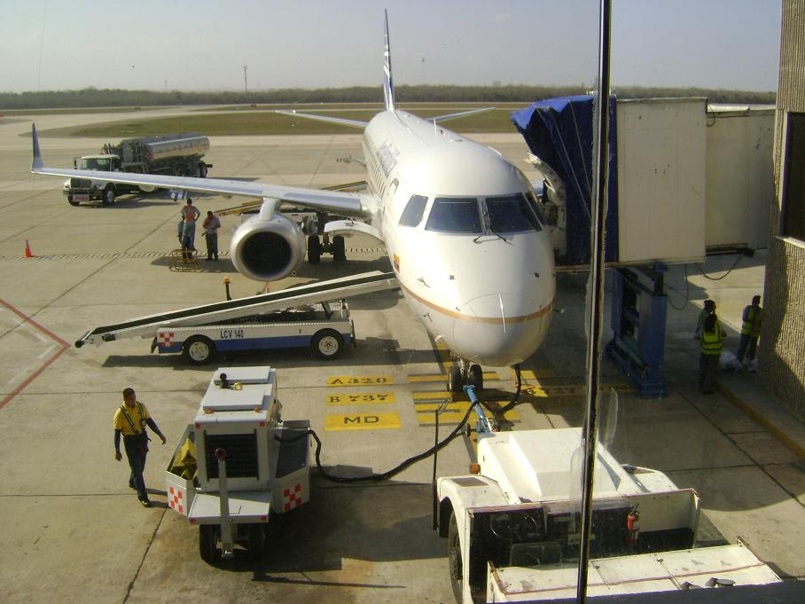 AeroRepublica haciendo un vuelo a copa muy comun por estos dias