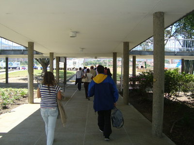 camino al avión