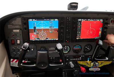 Cabina Cessna 172SP G1000 - Aeroclub de Colombia