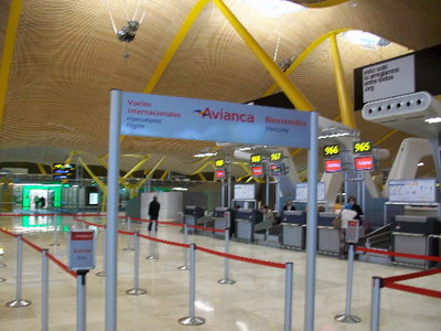Counters de Avianca en Madrid