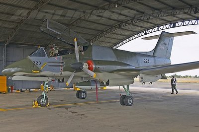 Pucara - Fuerza Aerea Uruguaya (Fuente de la foto www.taringa.net/.../FMA-IA-58-Pucara.html)