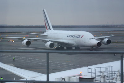 Finalmente llega El Gran Primer A380 800 DE airfrance
