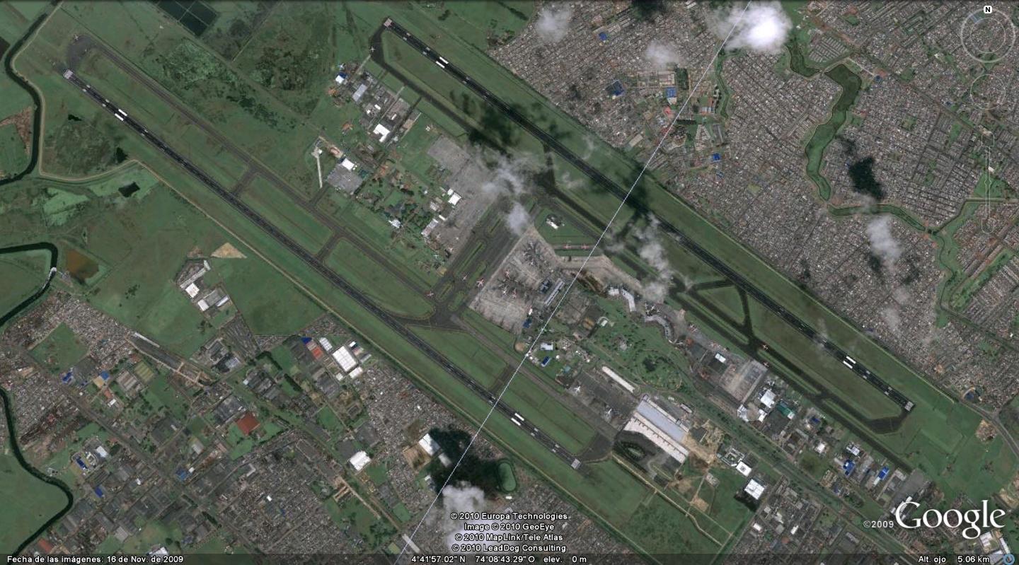 Vista general del aeropuerto