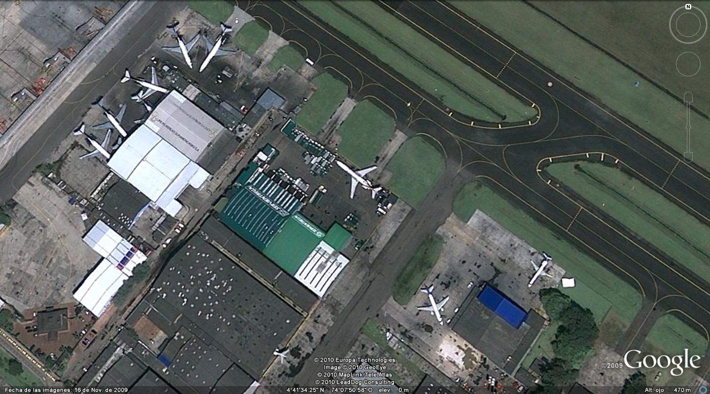 Bodegas de Servientrega con el 727 alquilado a Aerosucre