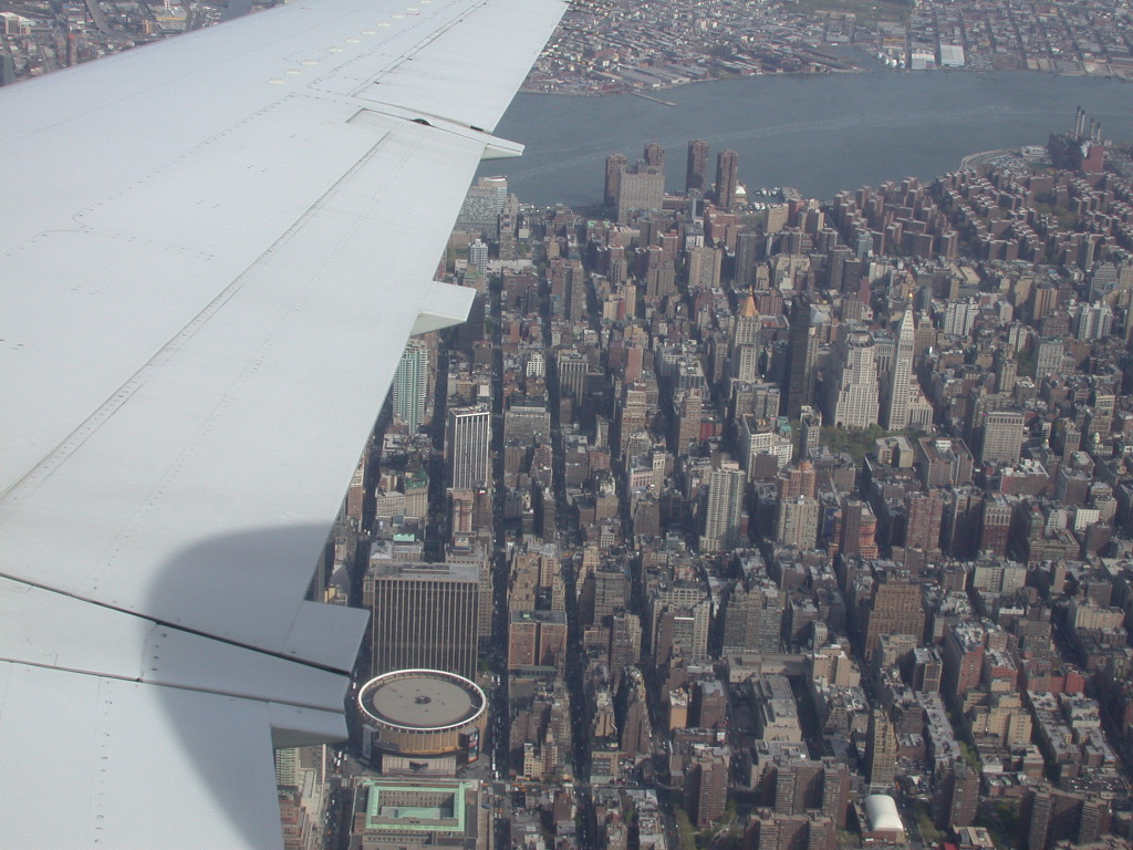 washington square, y a la izquierda el mitico madison square garden