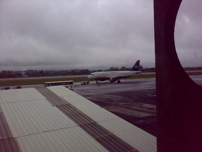 A319 us airways en pushback
