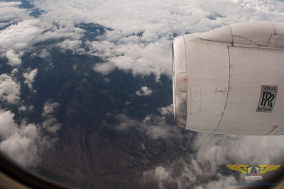 En descenso sobre Ecuador