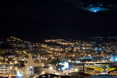 Quito nocturno desde el hotel