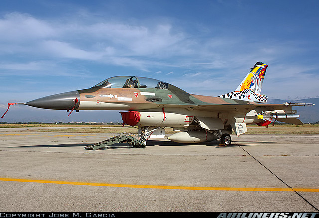 F-16B con el Python 4