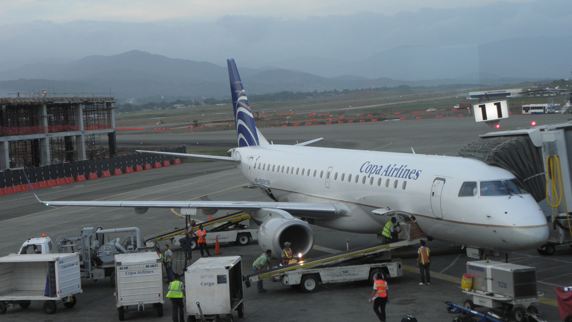 copa E190 y zona de ampliacion al fondo