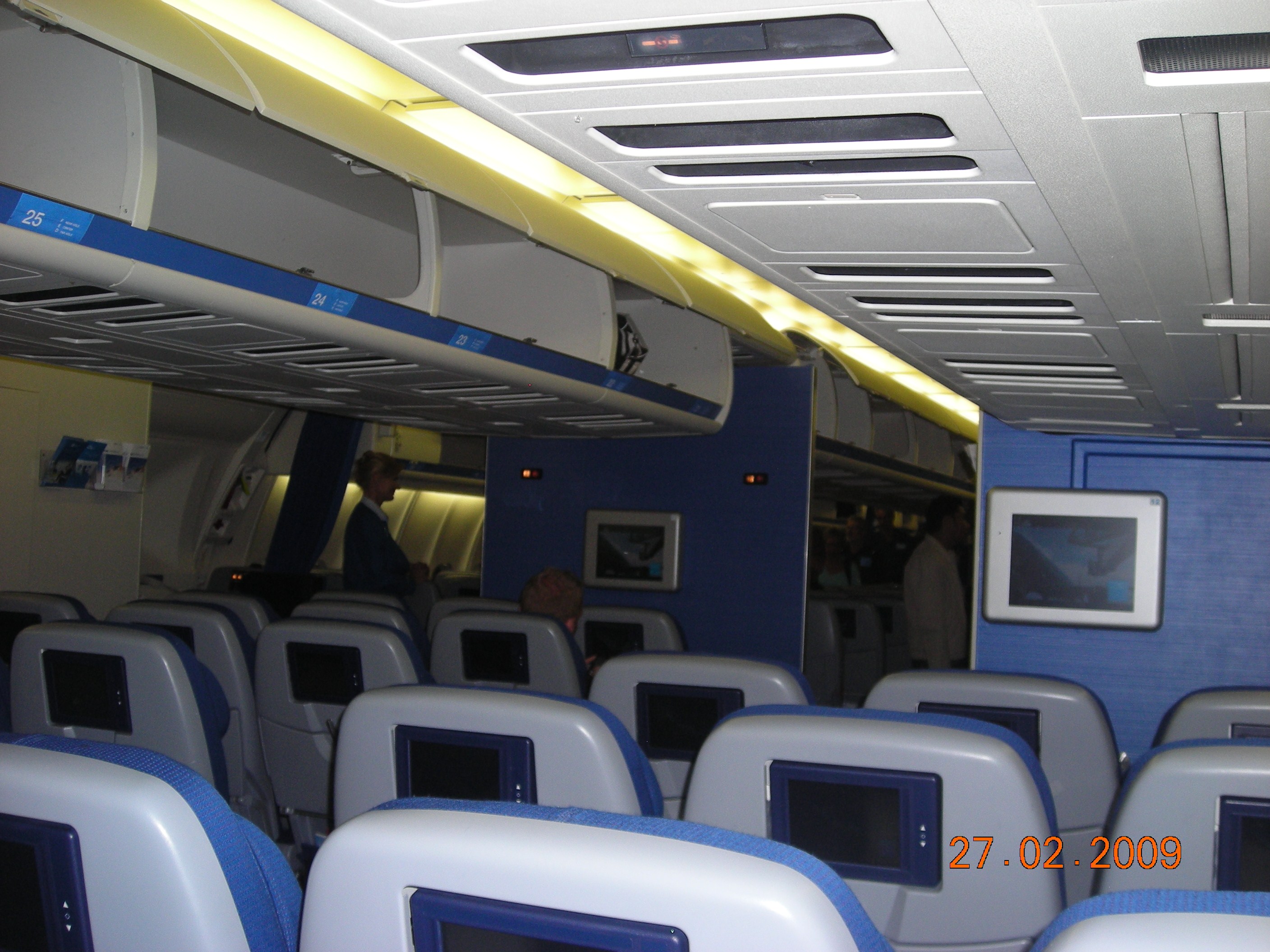 Interior del MD Ya de Regreso de Ciudad de Panama a Amsterdam