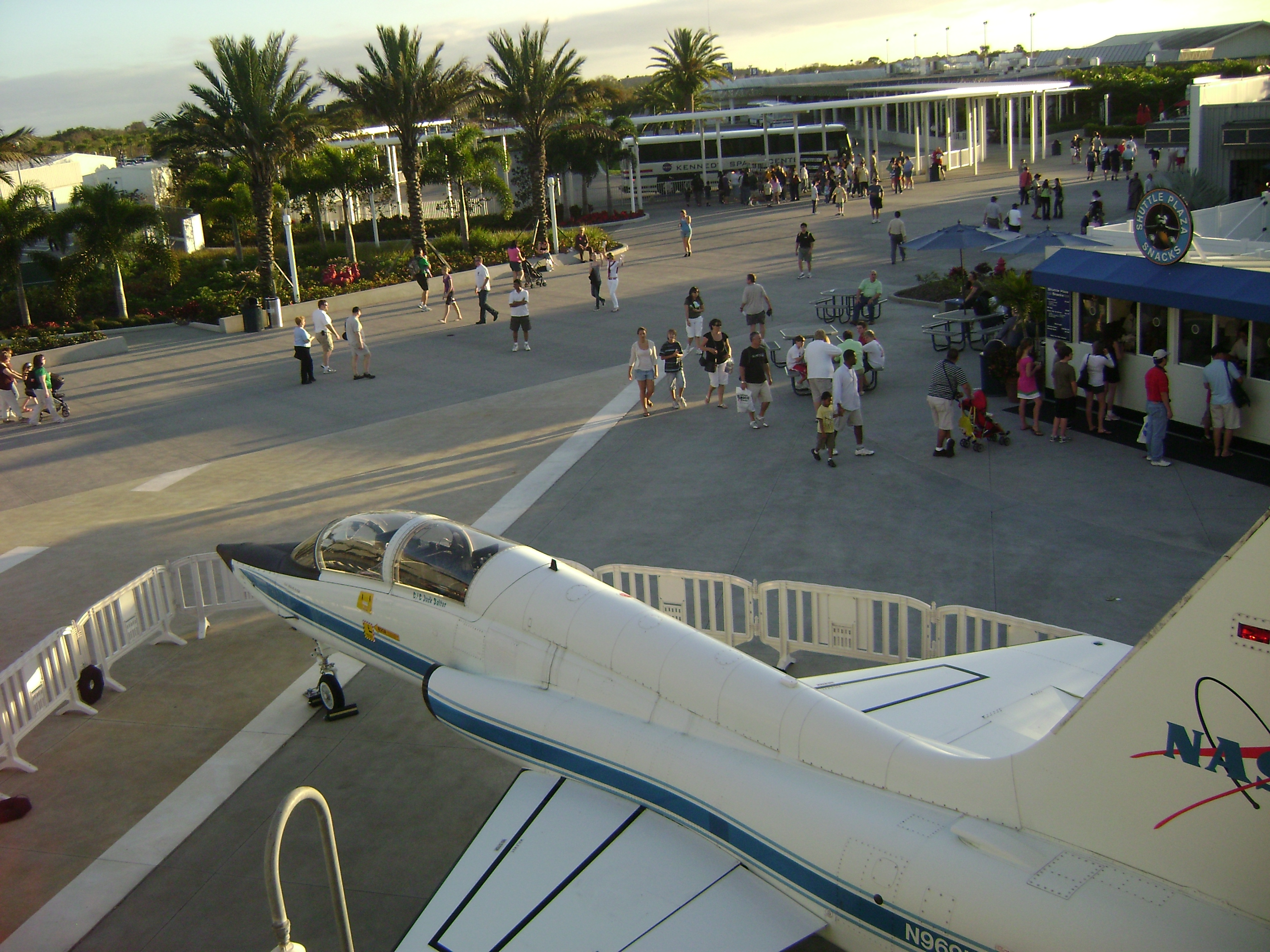 A la salida del tranbordador espacial, esta fue la vista
