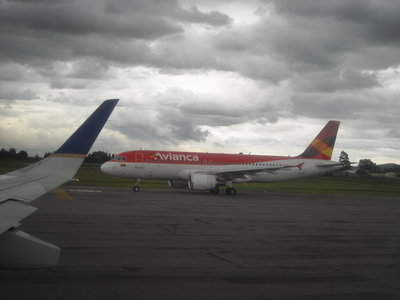 Airbus 320 de Avianca en las mismas de nosotros