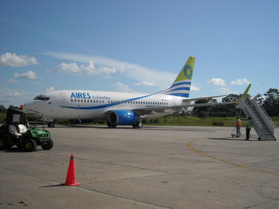 AIRES en su vuelo diario a Leticia.