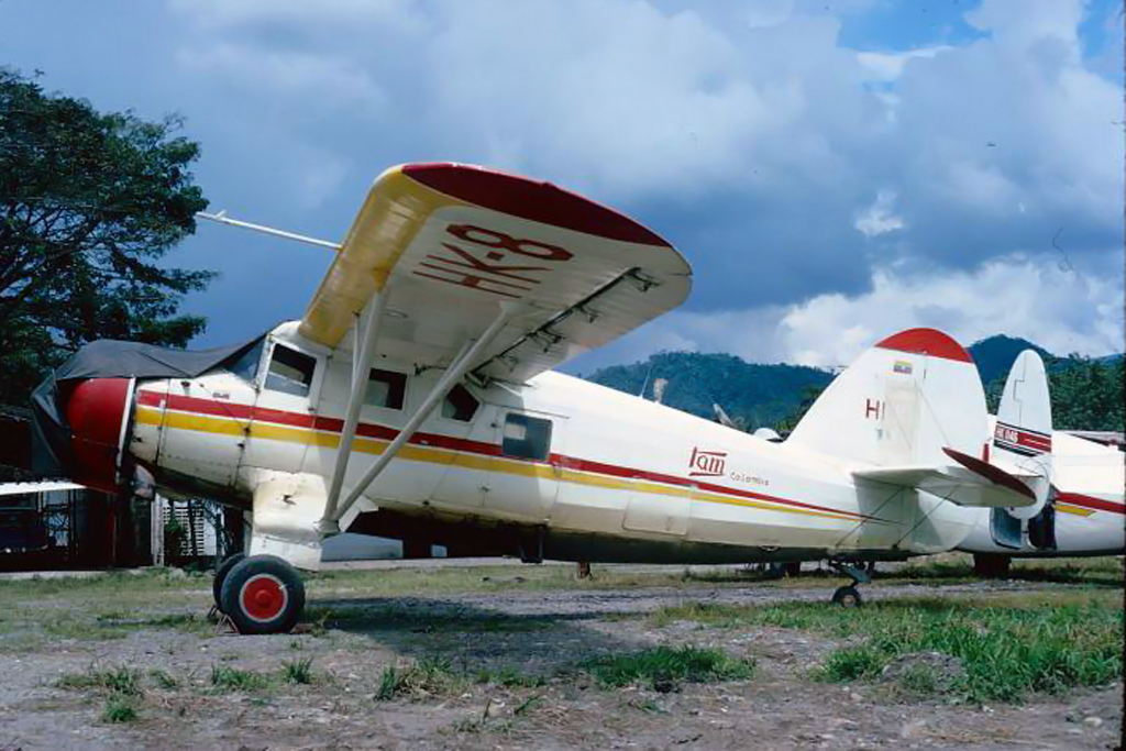 La matrícula HK- más antigua de la que he visto una foto.