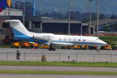 Felipe Calderón, presidente de México - Gulfstream G450, (AMT-205)