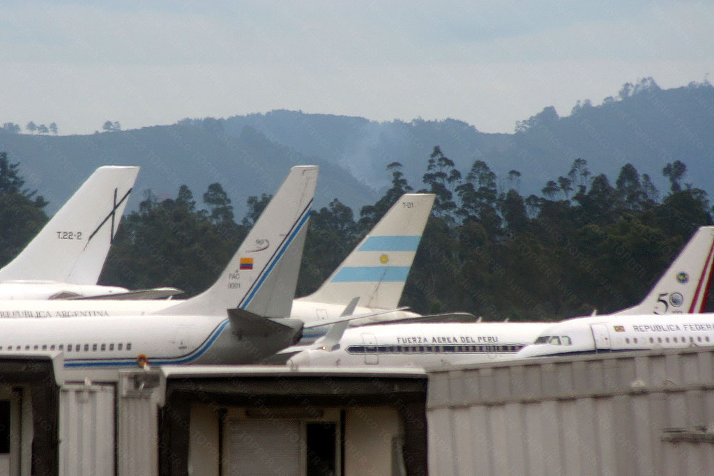 España, Colombia, Argentina, Perú y Brasil