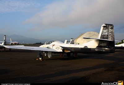 Avión de entrenamiento T-37 FAC 2136 en Costa Rica