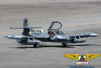 FAC 2177, A-37B Dragonfly de la Fuerza Aérea Colombiana