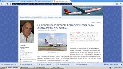 captura de la web con el plagio de mi foto, le he escrito al tipo por ahi 3 veces reclamandole mis derechos por el uso de la foto y adivinen...0 respuesta.