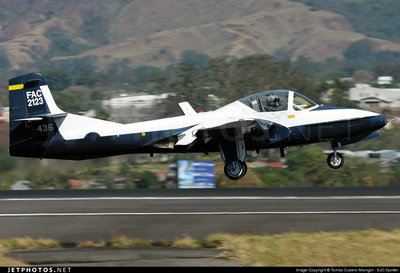 Entrenador T-37C de la Fuerza Aérea Colombiana, FAC 2123