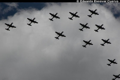 Embraer A-29 Super Tucano. Foto: Eduardo Escovar.