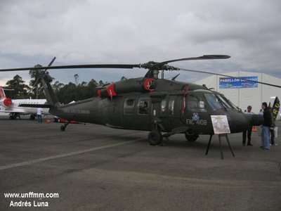 Fuerza Aérea Colombiana FAC 4108, foto Andrés Luna