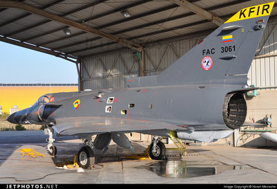 Kfir C-10 de la Fuerza Aérea Colombiana, matrícula FAC 3061