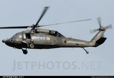 Sikorsky UH-60A Blackhawk - Fuerza Aérea Colombiana