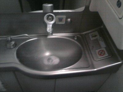 baño del avion