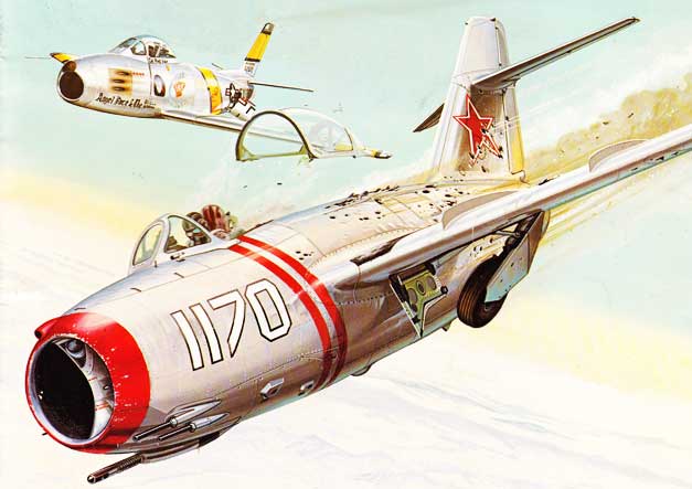 Dibujo en: https://www.fiddlersgreen.net/models/aircraft/MIG-15.html