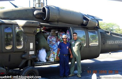 UH-60 BlackHawk (FAC 4121) en territorio costarricense.