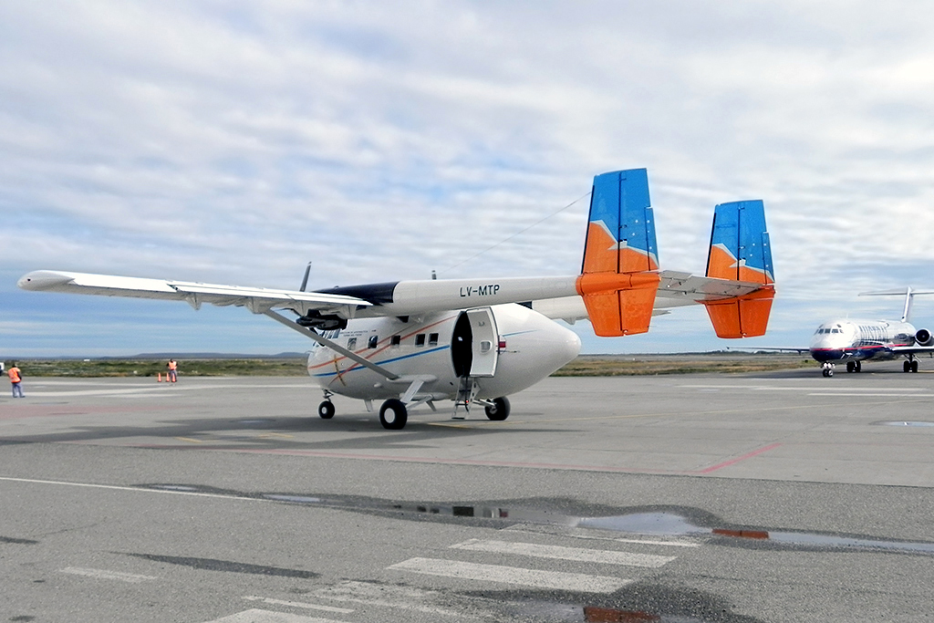 arava de la direccion aeronautica de la provincia de tierra del fuego, en otras palabras el avion de la gobernadora.