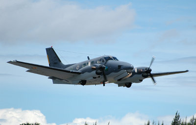 Beech C90 King Air spotteado en SKRG. Foto Wim Sonneveld