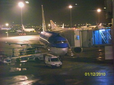 1º de Diciembre de 2010, 5 de la mañana Aeropuerto del Prat &quot;Barcelona&quot;