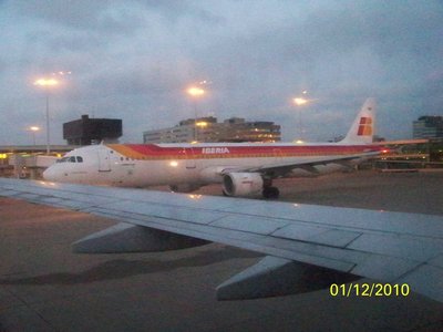 AIRBUS A321 de Iberia de retorno a España.