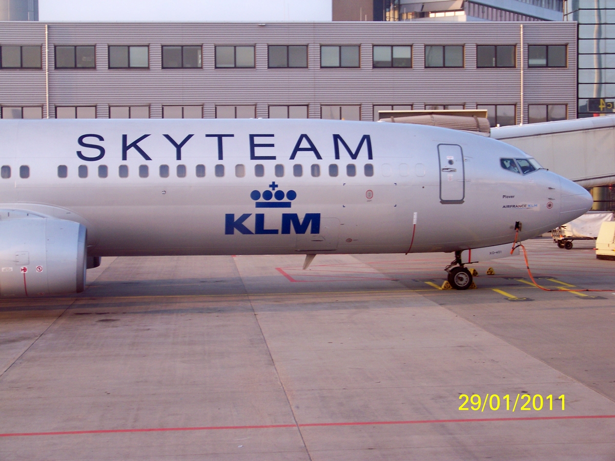 BOEING 737-900 de KLM, Sky Team libery.