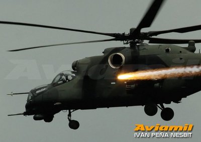 Mi-35M Firing..