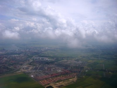 Aproximación final a Schiphol.