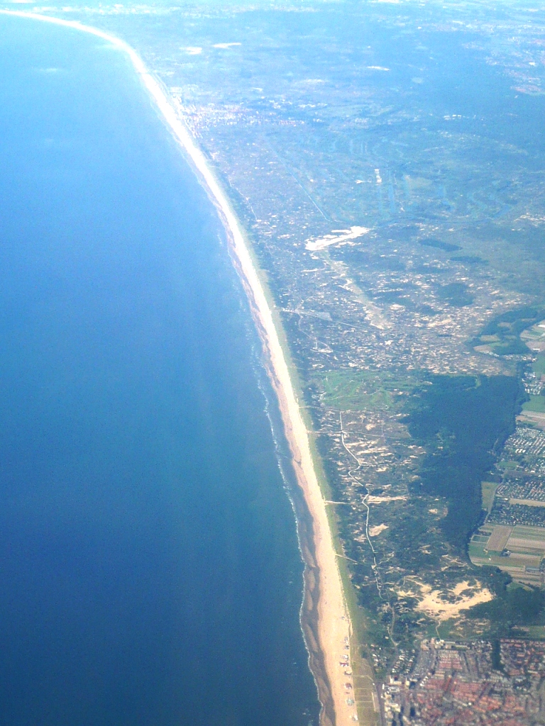 Costa continental de Holanda... primera vez en mi vida cruzando el canal.