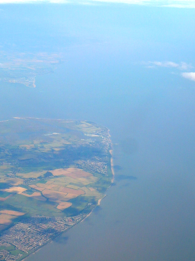 Acercándose al UK, ya dejando el Canal de la Mancha detrás.