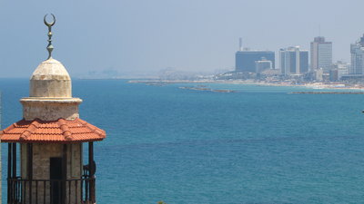 LA BELLA TELAVIV DESDE YAFO Y EL MEDITERRANEO